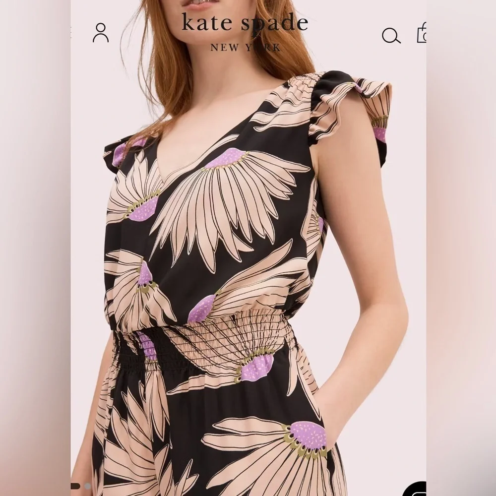 Kate Spade Falling Flower Jumpsuit
